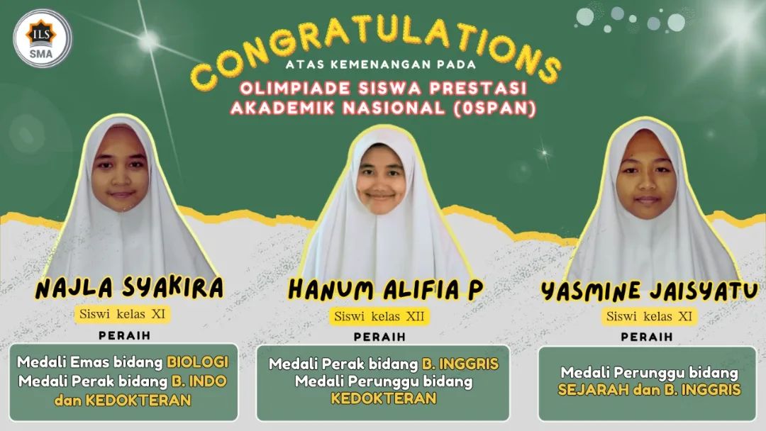 Juara Olimpiade Siswa Prestasi Akademik Nasional(OSPAN)